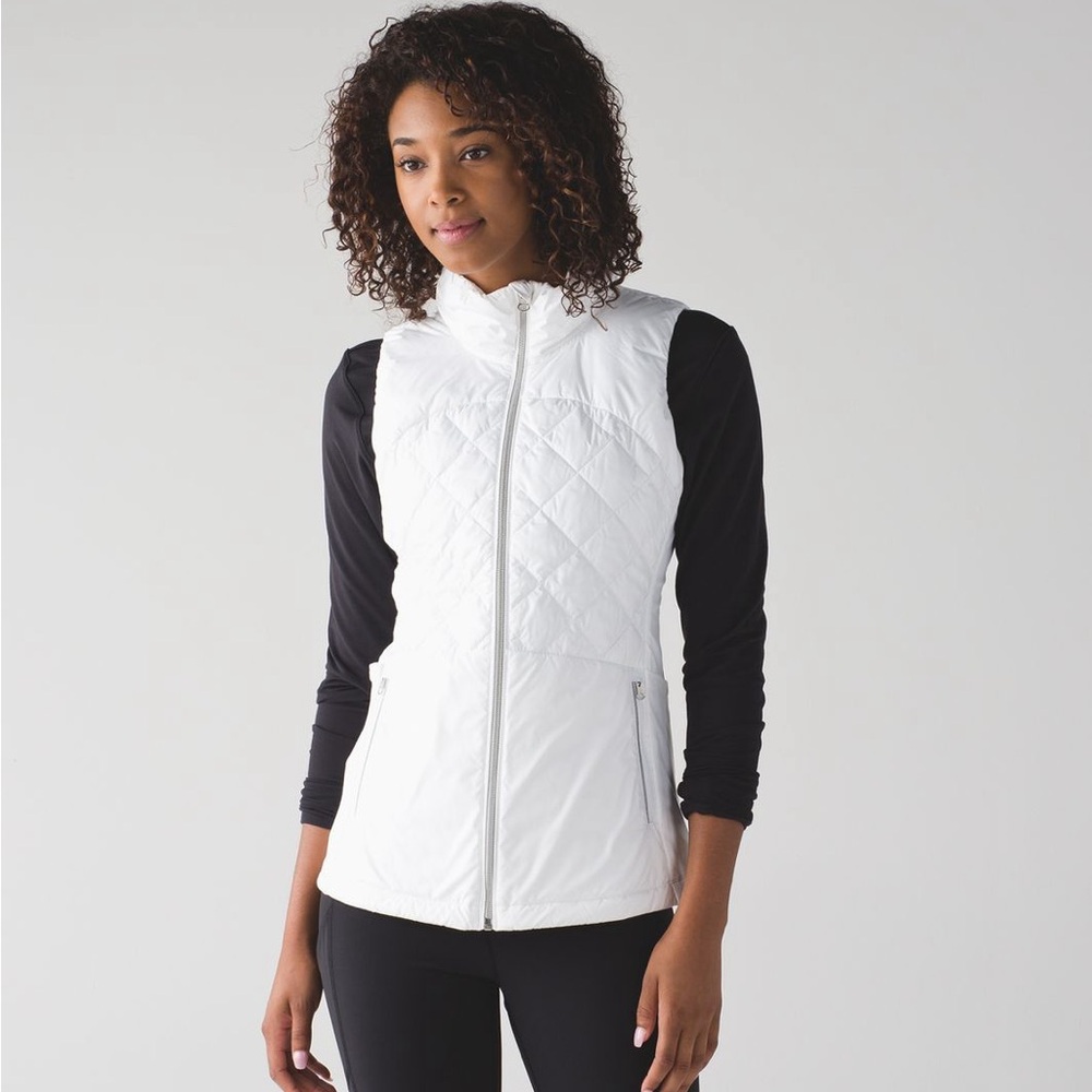 Lululemon Down For A Run Vest White 6